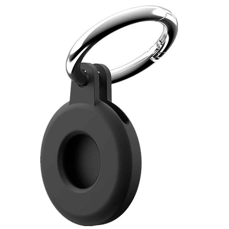 Per Airtags Tracking Device Cover Anti Loss Dog Tracker Locator Airtag Portachiavi Portatile In Silicone Liquido Per Custodie Apple Air Tag