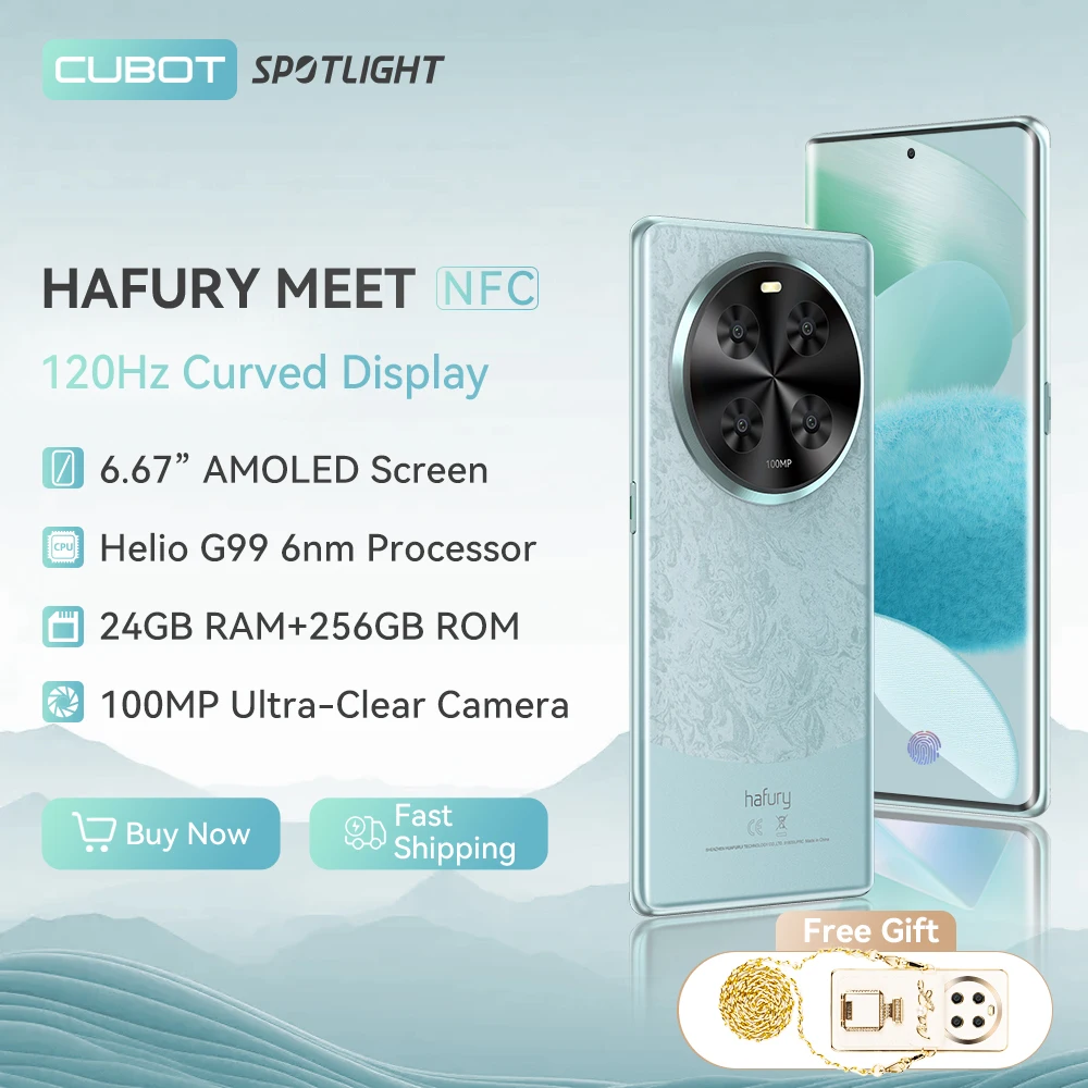 Cubot Hafury Meet, Smartphone Android, 6.67