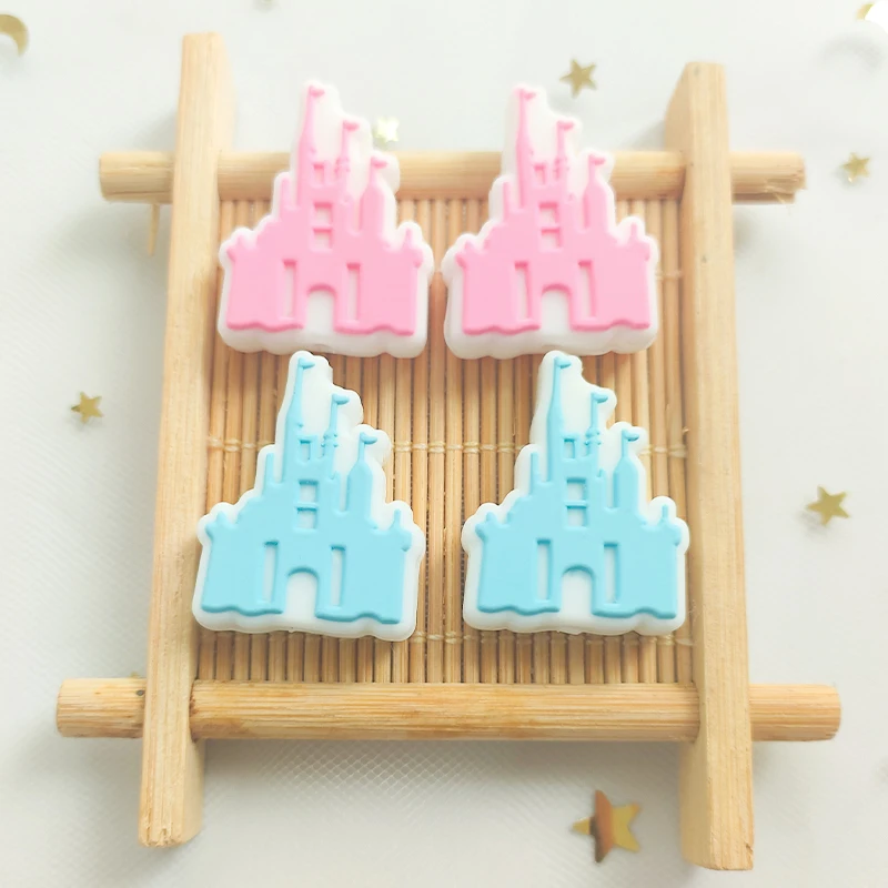 10pcs 실리콘 베이비 비즈 미니 하우스 치아 비즈 DIY 젖꼭지 목걸이 펜던트 장난감 BPA 무료 액세서리