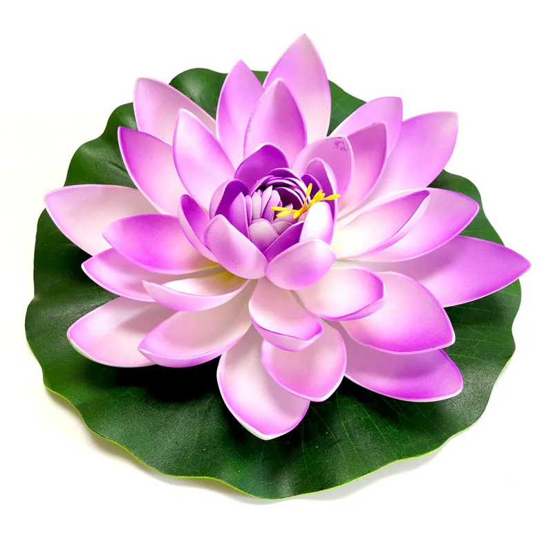 Floating Lotus Artificial Flower - Lifelike Water Lily for Pond and Garden Decoration