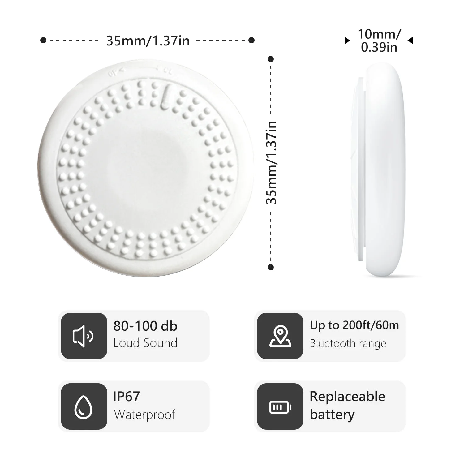 Smart GPS Tracker For Apple Find My Pet Child Real-time Positioning With Alarm Lost Tracker For Airtag Leather Protective Case gps locator anti lost tracker anti lose tracker item locator anti lost locator