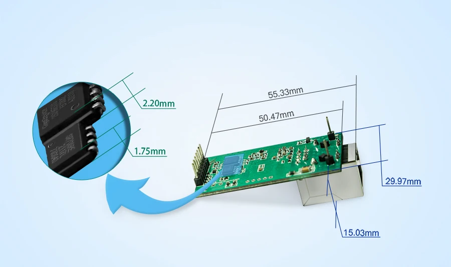 TTL to Ethernet Modules/Dual UART to Ethernet Module USR-TCP232-E2