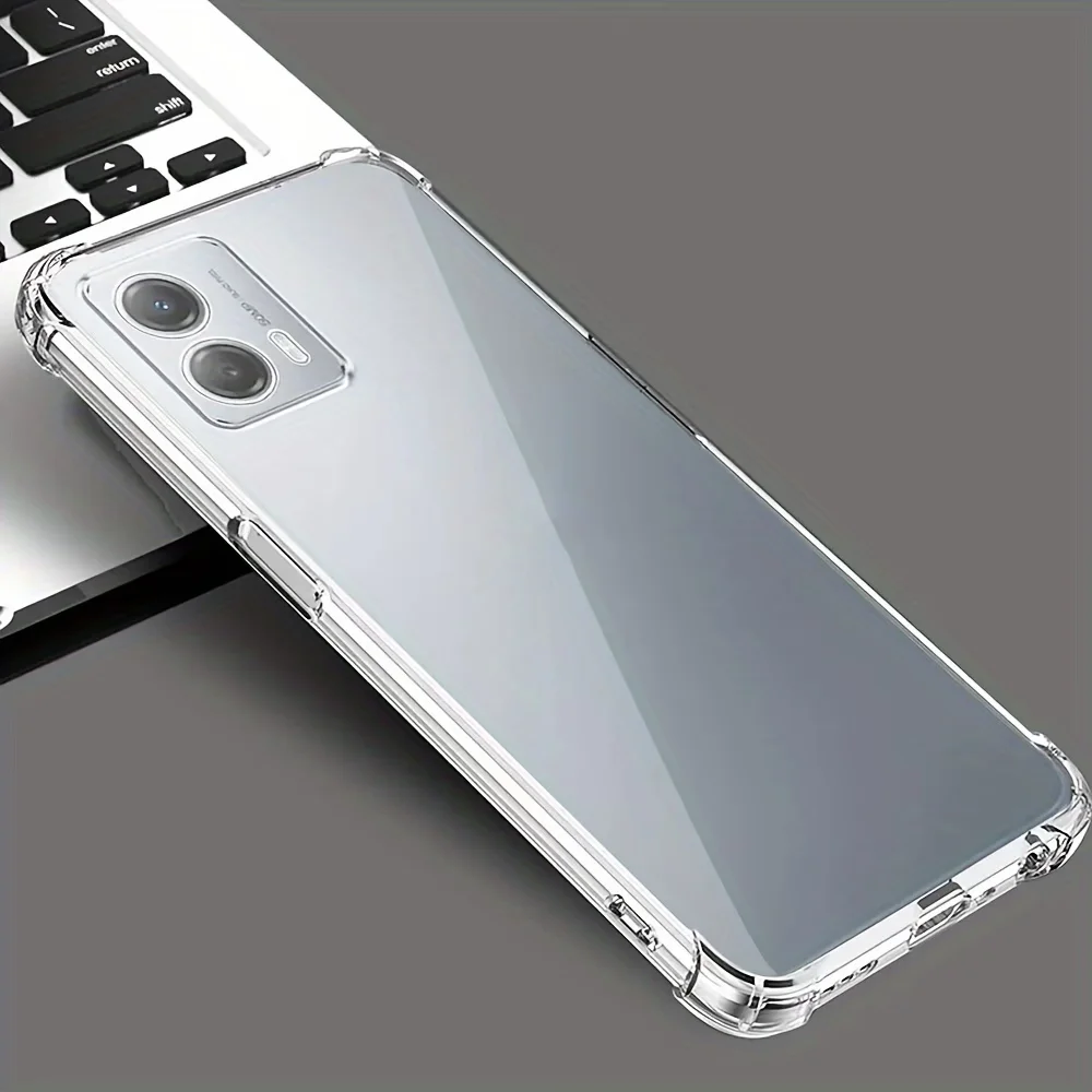 Durable Shockproof Silicone Phone Case with Clear Protective Cover