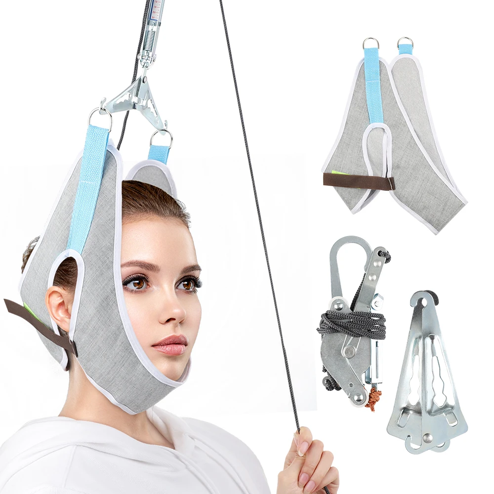 Hanging Neck Traction Kit Adjustable Cervical Traction Device