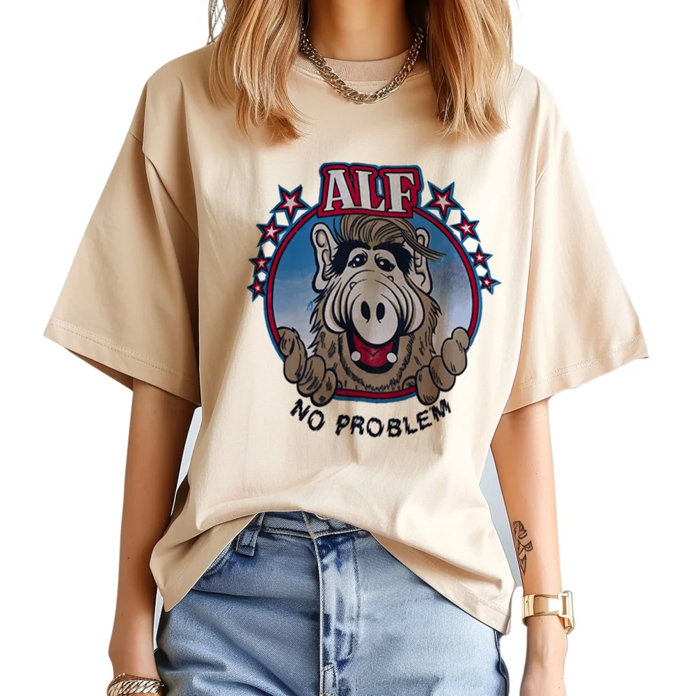 

Alf Tee women funny top girl comic clothing