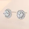 925 Sterling Silver Earrings For Women Original Charm Double Hoop Earrings Pave CZ Fine Engagement Anniversary Jewelry E557 5