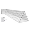 Garden bed Cover 157.5 x 39.4 x 24.2in Outside Corner Frames