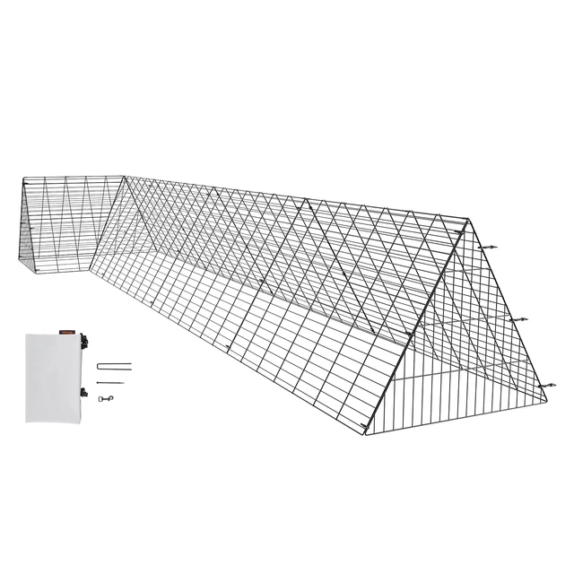 Garden bed Cover 157.5 x 39.4 x 24.2in Outside Corner Frames