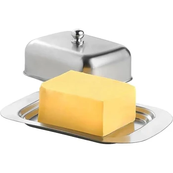 Stainless Steel Butter Dish 1