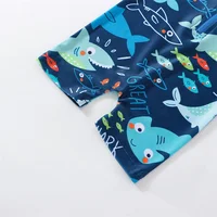 Toddler Baby Boy Swimwear Swimsuit Short Sleeve Rash Guard Bathing Suit Cute Little Boy s Beachwear 3