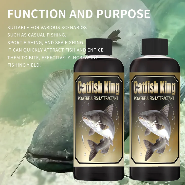 1/2 Stück Catfish King Catfish Frenzy Langlebiger flüssiger Lockstoff zum Sperrfischen – Allzweck-Süß-/Salzwasser usw – Detail 11