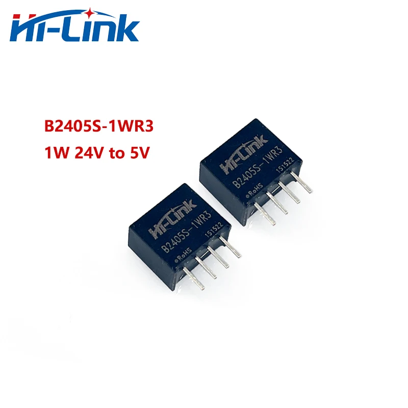 

Free Shipping 10pcs/lot Small Size B2405S-1WR3 Step Down 1W 24V to 5V 200mA DC DC Power Supply Module Consumer Electronics