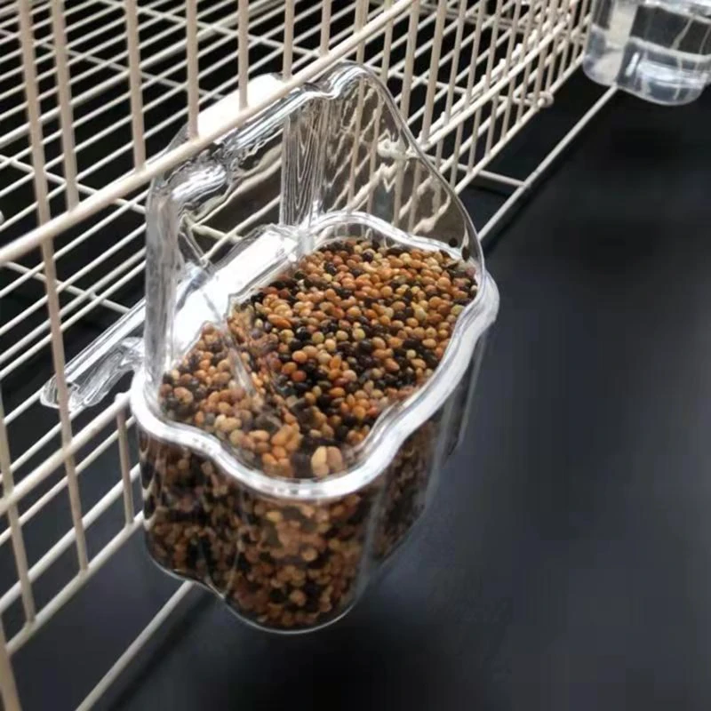 Bird Food Container Feeder Seed Food Container for Cage Accessories for Budgerig bird feeder parrot feeder