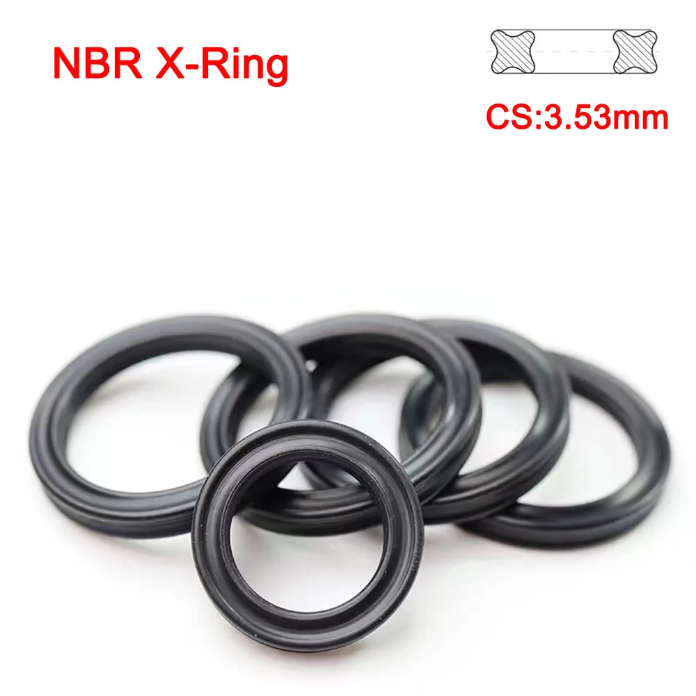 NBRXRingRubberSealGasketCS353mmThicknessQuadSealRings