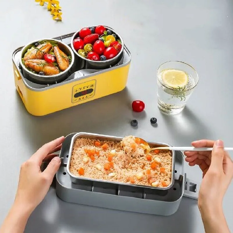 

Electric Lunch Box Heat Preservation Plug-In Electricity Automatic Heating Lunch Box lunch Box Rice Steamer Portable Office 220V