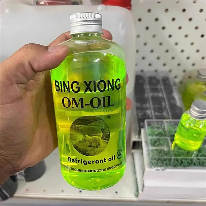 차량용 에어컨 누출 형광제, 누출 감지 오일, 친환경 AC 냉매 오일 에이전트, 500ml