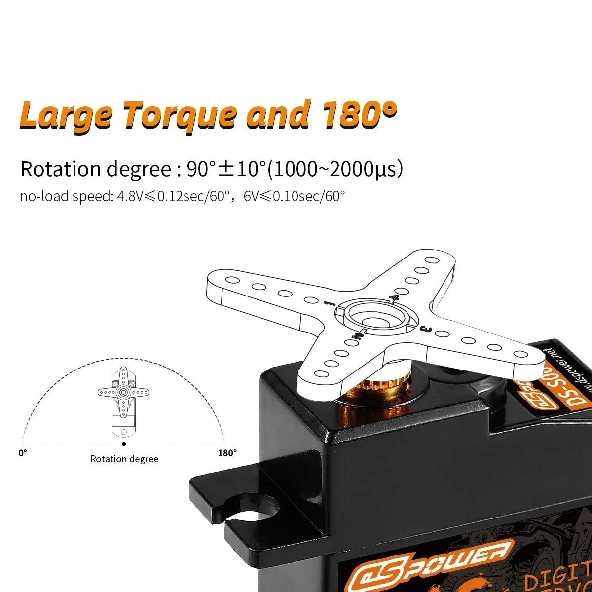 High-Performance 21g Metal Gear Waterproof Digital Servo for RC Models & Robotics