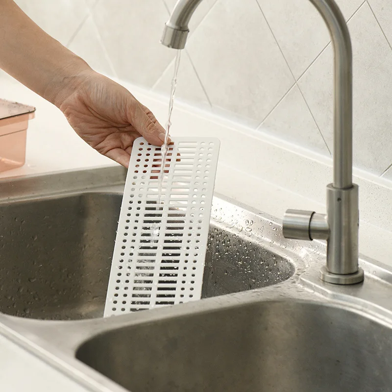 Tray Holder Tableware Organizer Spoon Fork Storage Box Plastic Container Cutlery Rack With Lid And Drainer_voghion.com