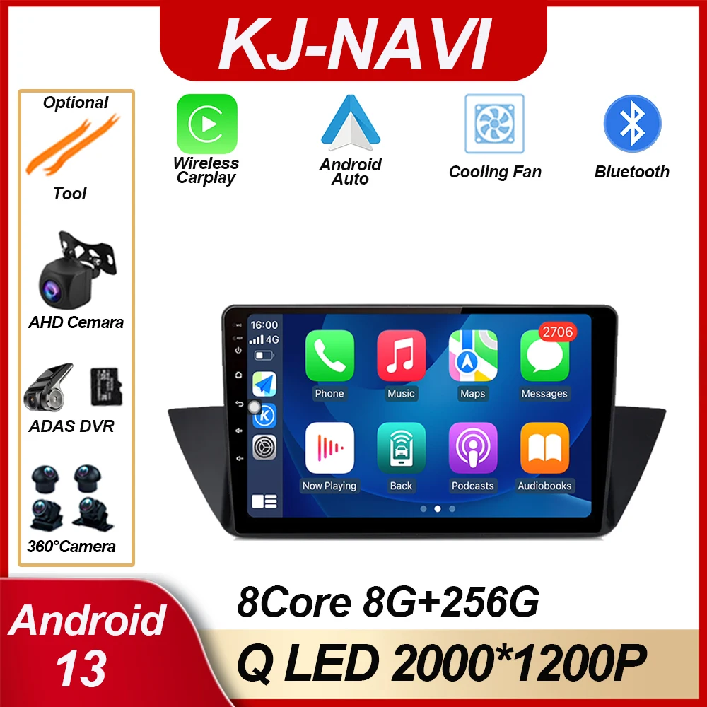 

Android 13 For BMW X1 E84 2009 - 2012 10" Internet 4G Wifi Carplay Vehicle Camera Multimedia Player Parking Sensor GPS Bluetooth