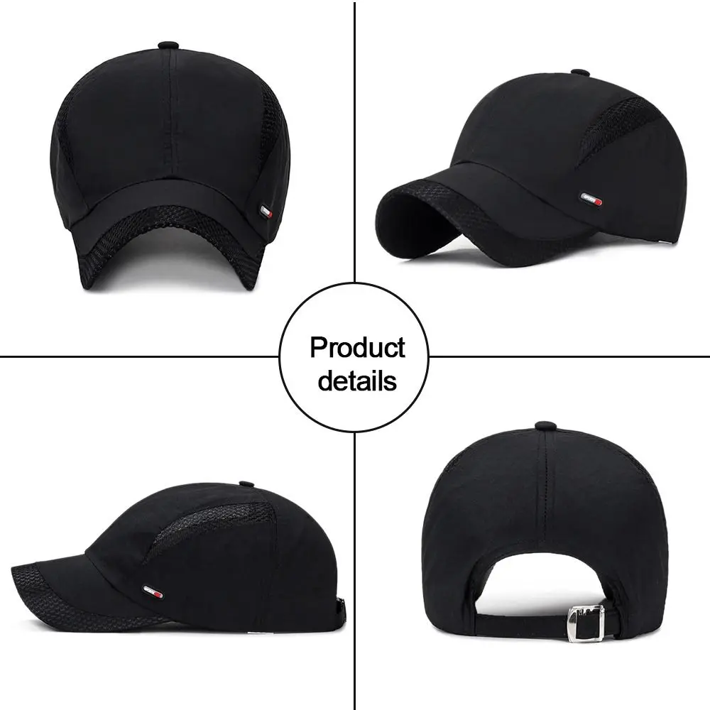 Unisex Breathable Quick Dry Mesh Baseball Cap Running hat Sun Hat Outdoor Space Baseball Cap