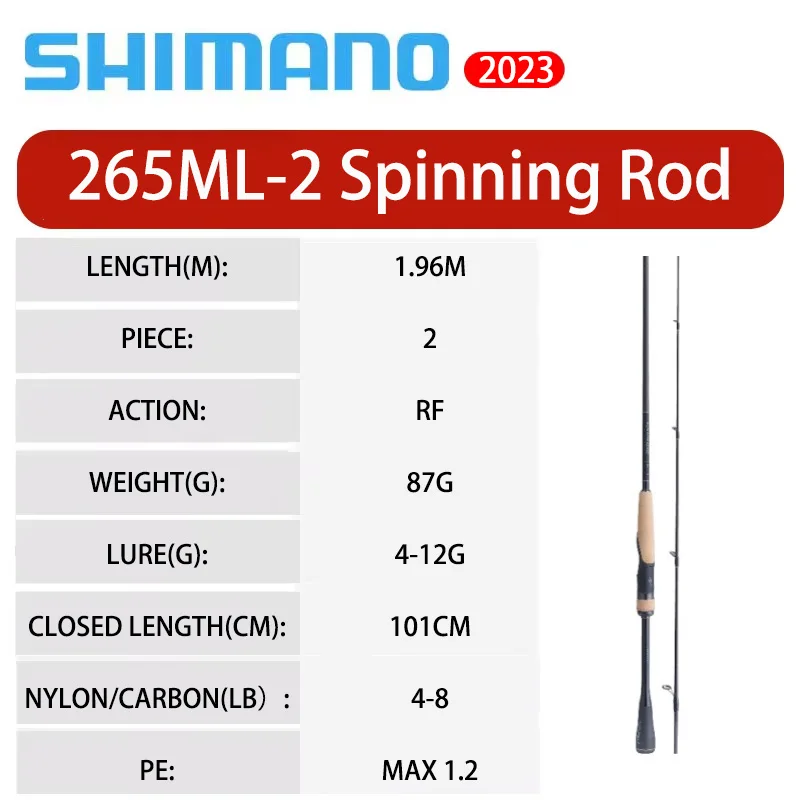 SHIMANO EXPIRIDE 261sul ＋2 Shimano 24 Expride 261SUL+-2 bass spinning rod ship from