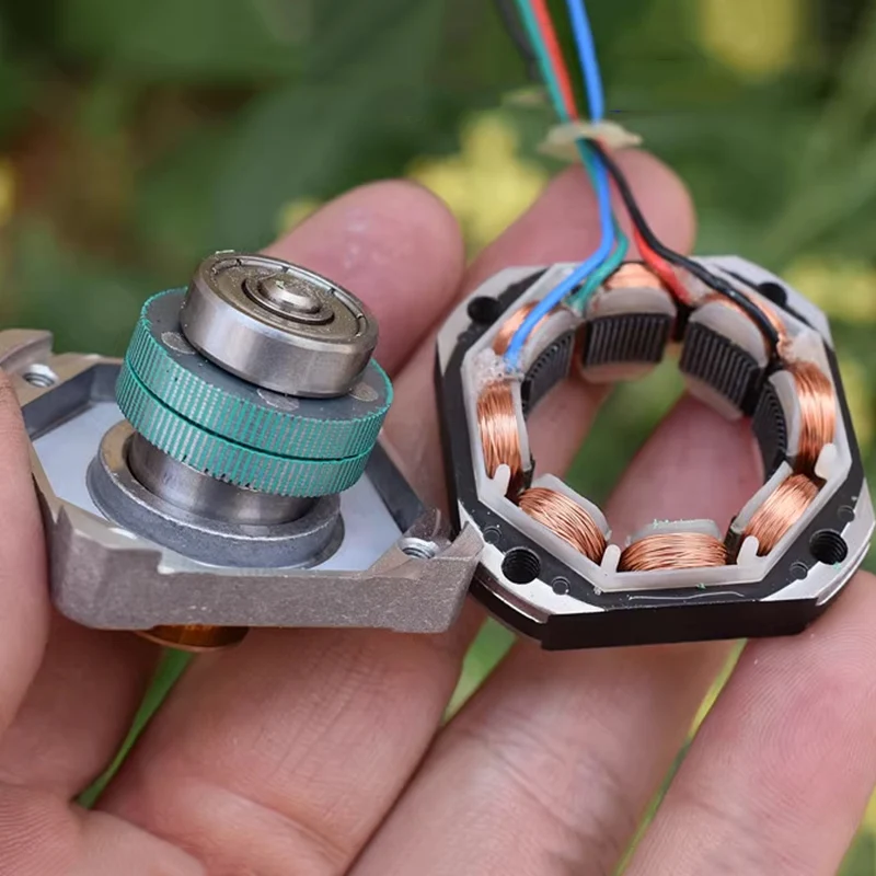 NEMA14 0.9 Degree Mini 35mm Stepper Motor 2-Phase 4-Wire Stepping Motor Double Ball Bearing 5mm Shaft For 3D Printer CNC Robot