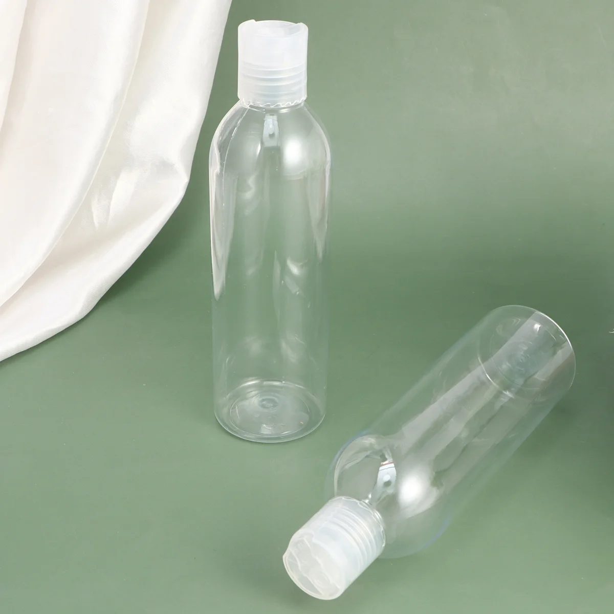 5colors  Liquid Sample Container with Press Type Lid Travel Cosmetic Lotion Shampoo Storage Vial PET Empty Bottle