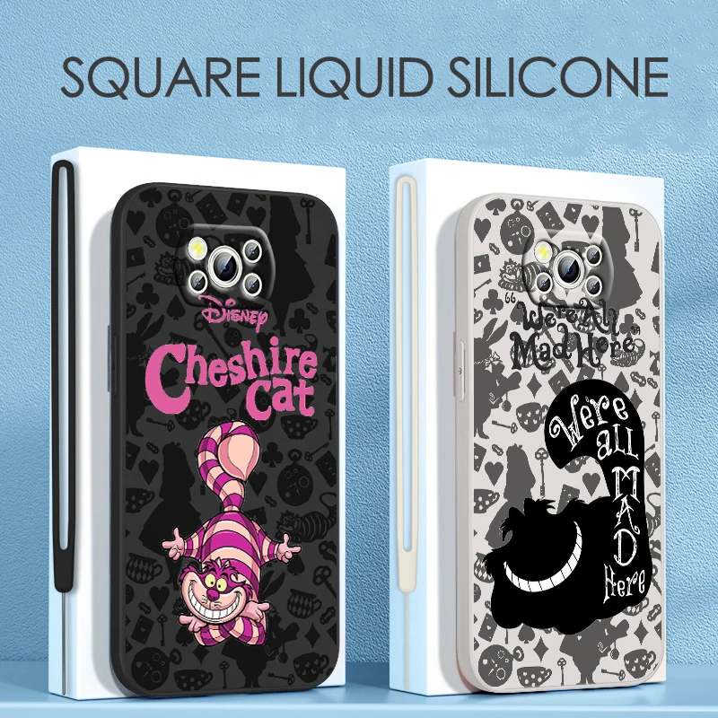 Disney Cat Miraculous Cat Per Xiaomi Poco X4 M5S F4 M4 X3 F3 M3 C3 F2 X2 F1 Pro Gt Nfc 4G 5G Liquid Rope Phone Case