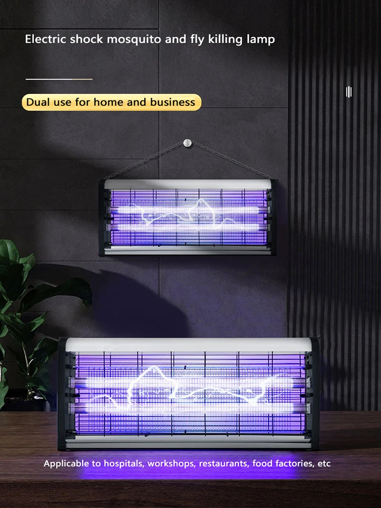 Description Picture 2 of itemSilent Portable Mosquito Lamp Commercial Hotel Wall Mounted Mosquito Trap Lamp Bedroom Garden Mosquito Trap Restaurant Farm Bake