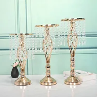 8/ 10 PCS Quisite Flower Vase Twist Shape Stand Golden/ Silver Wedding/ Table Centerpiece Road Lead Home Decor 2