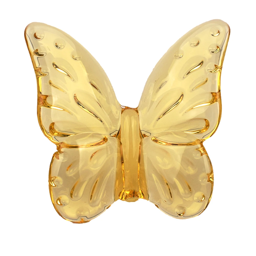 

Decoration Butterfly Ornament Reducing Shocks Styles 1 Pcs 6.5*8*3cm Anti-fall Colored Glaze Anti-aging