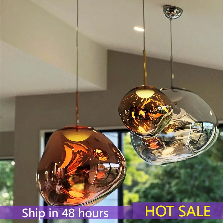 

Postmodern Led Pendant Lights Lava Color Hanging Lamp Indoor Decor PVC Chandelier For Kitchen Living Room Restaurant Bar Cafe