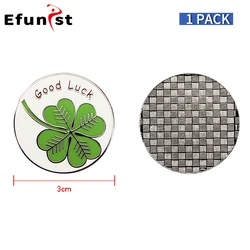 Elegant Alloy Golf Ball Marker and Hat Clip - Stylish Golf Accessories (1 Pcs Lucky Clover)