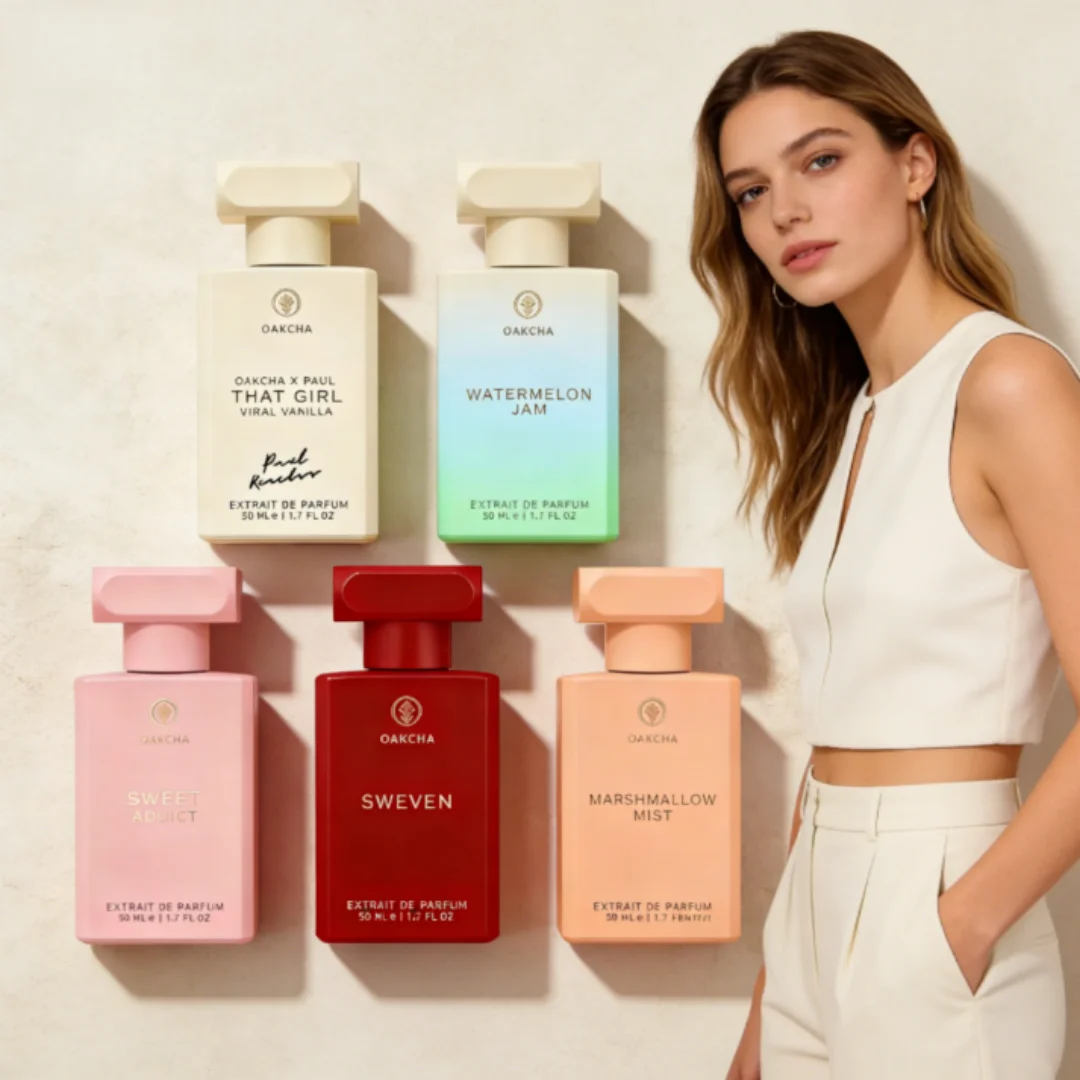 OAKCHA Series Eau de Parfum For Unisex, DESIREE Sweet Addict Marshmallow Mist Men Women Perfume Valentine's Day Gift