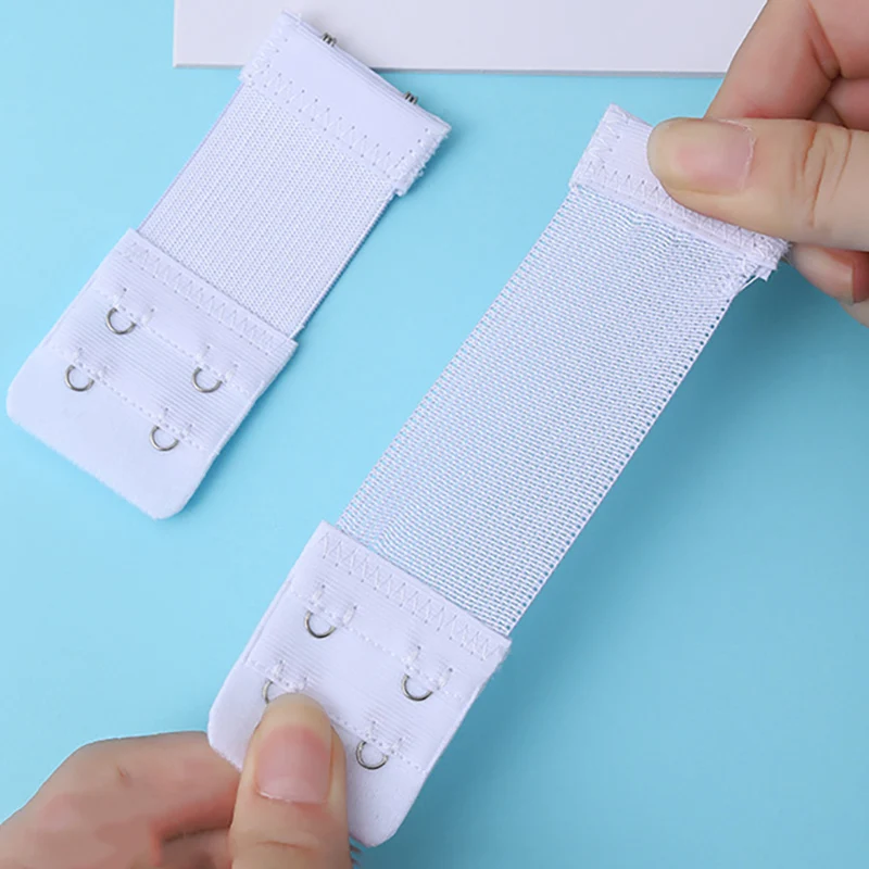 Bra Extender 3PCS 2Hooks Women's Elastic Bra Extension Strap Hook Clasp Adjustable