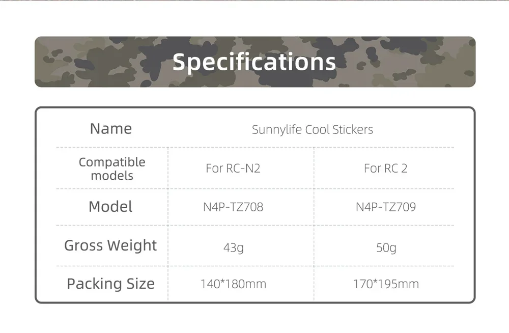 Description Picture 3 of itemSkin For DJI Mini 4 Pro Drone Waterproof Stickers Camera Drone Decals RC 2 Accessories For mini 4 pro
