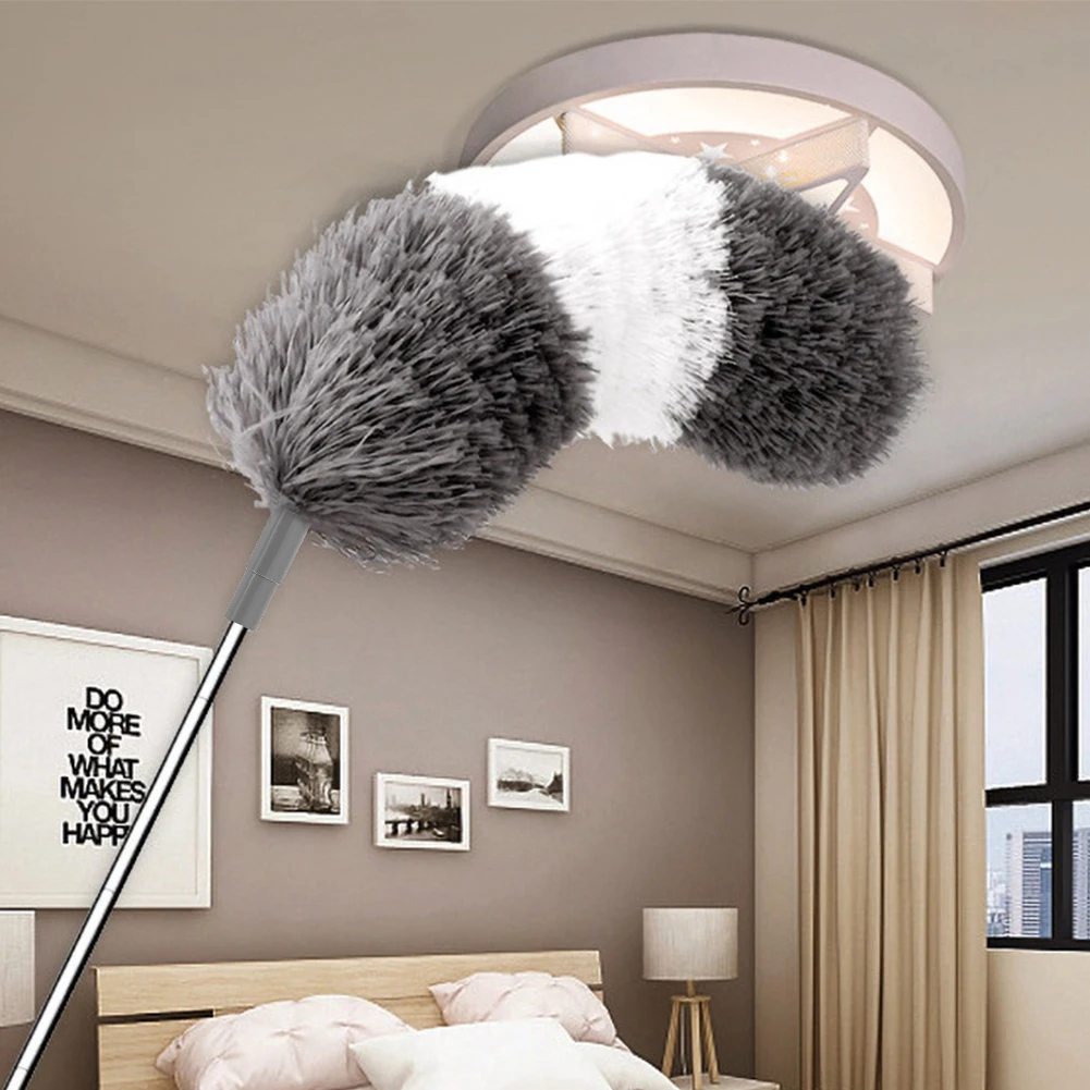 140/250/280cm Cleaning Duster Lightweight Dust Brush Retractable Cleaning Brush Gap Dust Removal Dusters Household Tool
