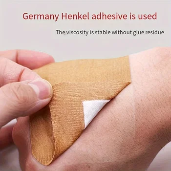 50pcs Extra-Large Waterproof & Breathable Bandages for Emergency Wound Care PE Material, Ideal for Sports Injuries & Outdoor Use 6