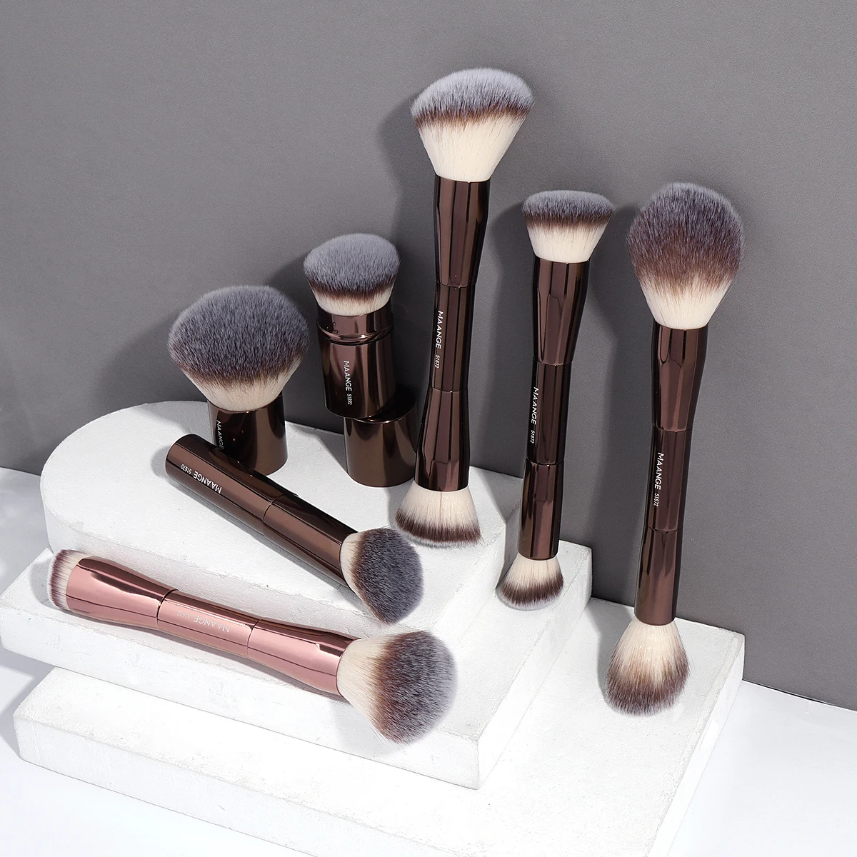 QUALIFIÉ douceurs makeup base 2個セット Amazon.com: 4Pcs Dual-ended Makeup Brushes for Contouring