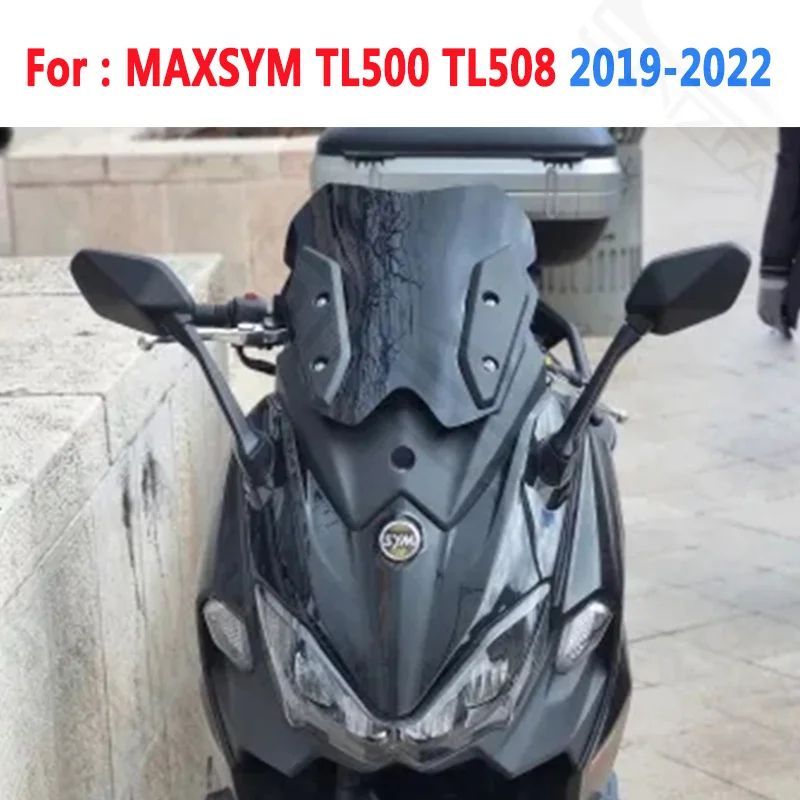 Ветровое стекло для SYM MAXSYM TL 500 508 TL500 TL508, спортивные ветровые дефлекторы MAXSYMTL 500 508 2019 2020 2021 2022 черный