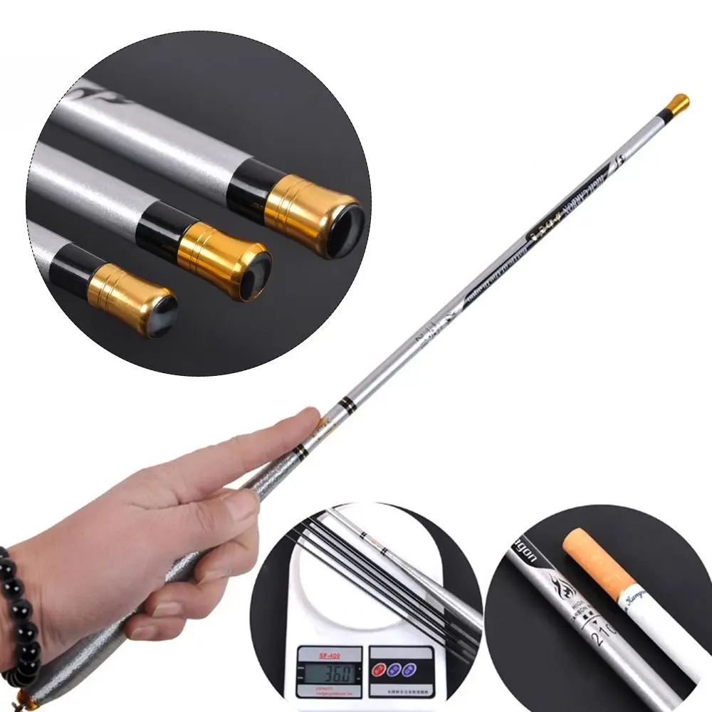 

Lake Travel Portable Stream Hand Pole Fishing Tackle Telescopic Fishing Rod Carp Feeder