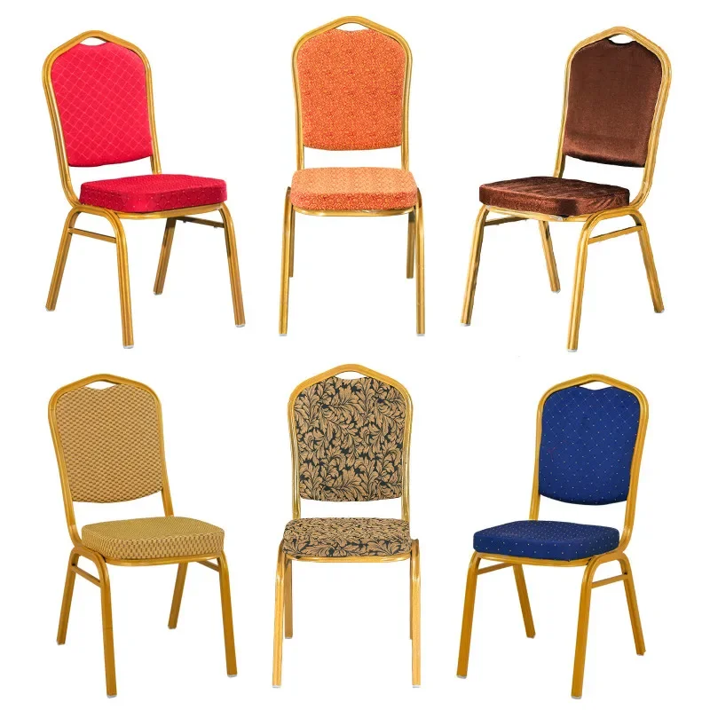 10Pcs Wholesale Wedding Stackable Kitchen Hotel Chairs Indoors Portable Party Banquet Church Sillas Del Hotel Hotel Supplies