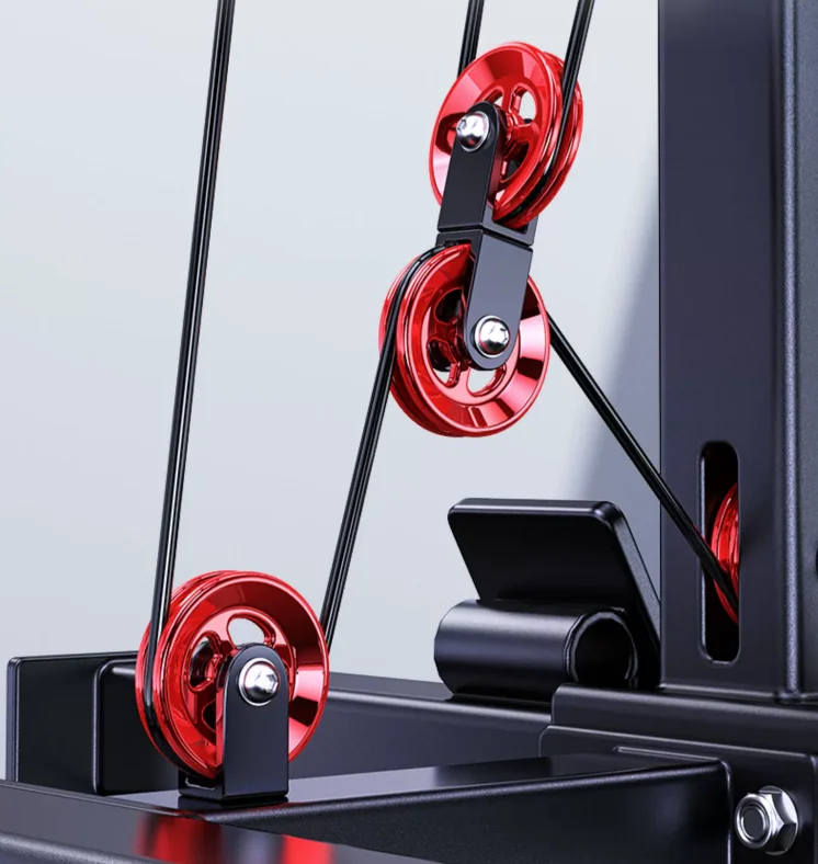 Attrezzatura Completa per Allenamento, Set Integrato di Attrezzi Fitness, Rack per Squat Multifunzionale, Gantry Smith - immagine 5