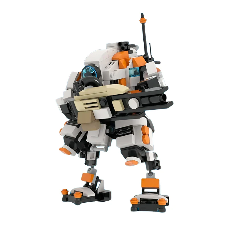 MOC High-Tech Titanfall 2 Kane's Scorch Titan Building Blocks Set Machine  Mecha Robot Bricks Model