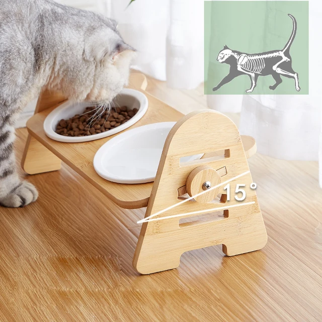 Cat Food Bowl Raised Dog Ceramic Adjustable Elevated Stand Feeder Neck Care Cat Dog Pets Supplies water Bowls Cat Food Bowl Raised Dog Ceramic Adjustable Elevated Stand Feeder Neck Care Cat Dog Pets Supplies water Bowls