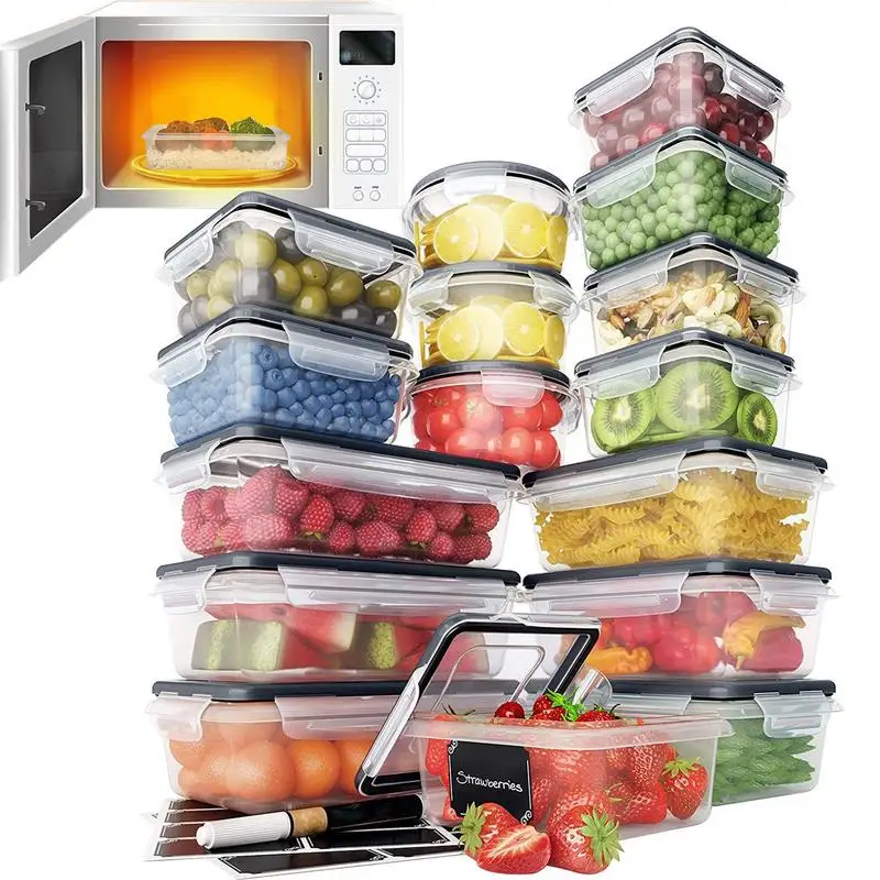 5PCS Nested Food Storage Containers with Snap Lids for Healthy Diet,  Vegetables, Snack & Fruit - China Clear Food Container and Airtight Food  Container price