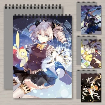 Блокнот для рисования Honkai Impact A4, тетрадь для рисования, альбом для рисования, подарок для девушек