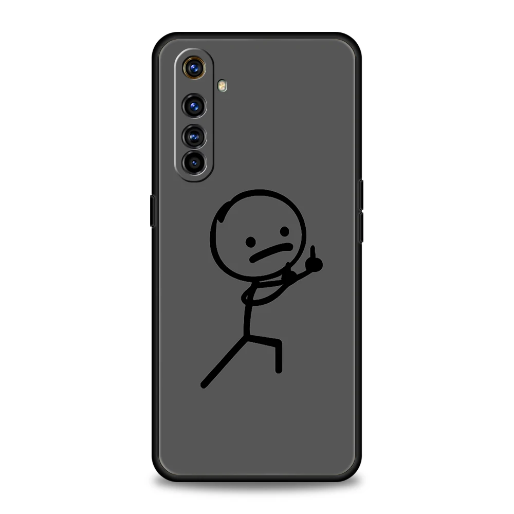 Matchman Cartoon Shockproof Silicone Phone Case