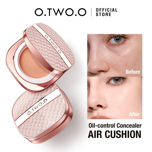 O.TWO.O Air Cushion BB Cream Matte Finish Waterproof Non-stick Long-lasting Oil-control Cushion Compact With Puff Face Makeup