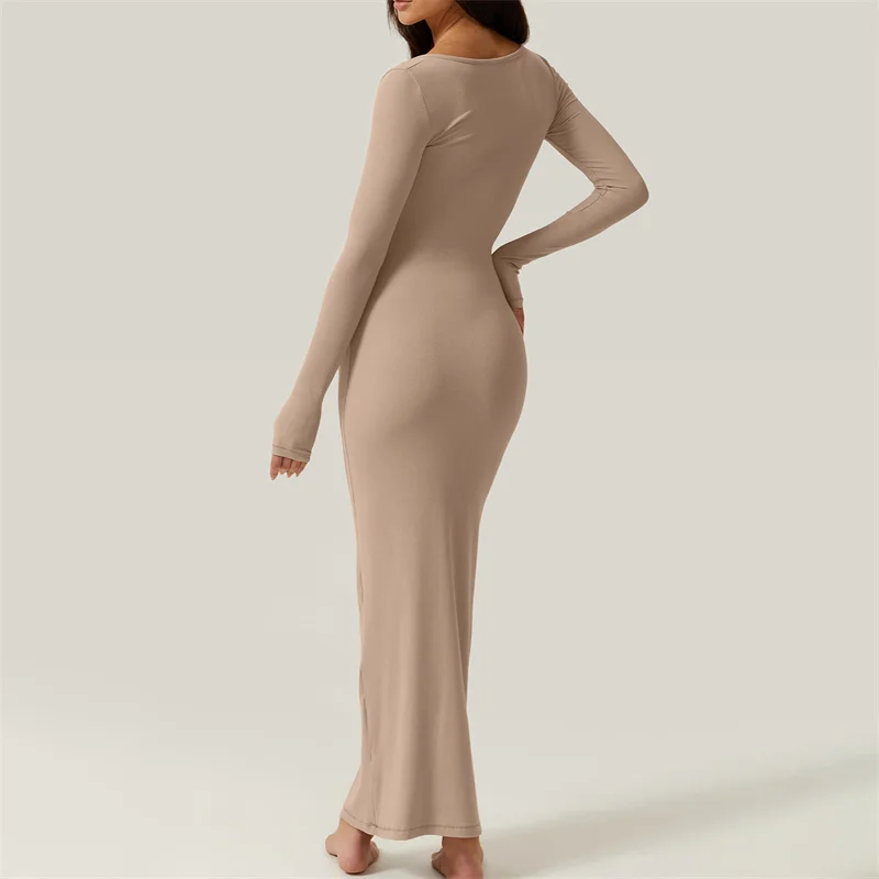 y2k Bodycon Dress Women Going Out Solid Color Square Neck Long Sleeve Dresses Sexy Evening Party Dresses Clubwear 15 y2k Bodycon Dress Women Going Out Solid Color Square Neck Long Sleeve Dresses Sexy Evening Party Dresses Clubwear